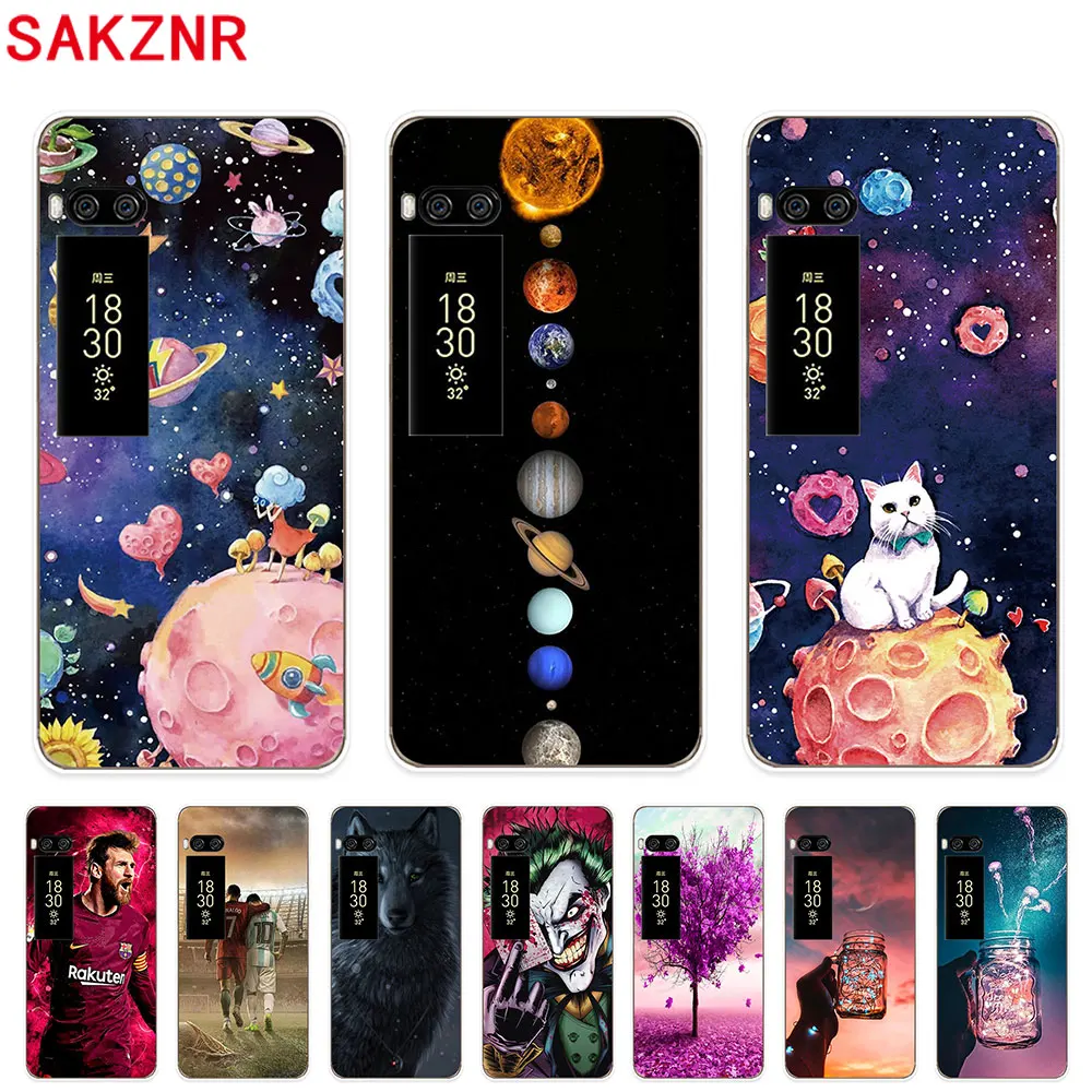 Мягкий силиконовый чехол для Meizu Pro 7 s 5 2 дюймов Прозрачная силиконовая задняя