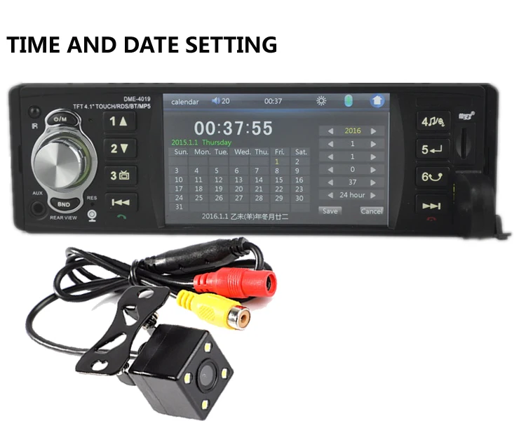 Автомобильный MP5 радио кассетный плеер Зеркало Ссылка Авторадио Стерео