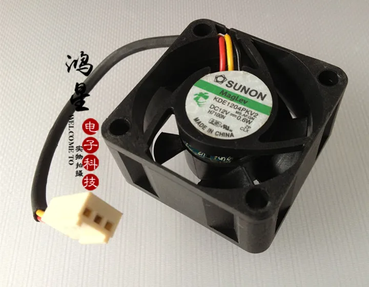 ADDA 4020 40 мм 4 см DC 12 В 0 6 Вт KDE1204PKV2 3 линейные осевые бесшумные вентиляторы