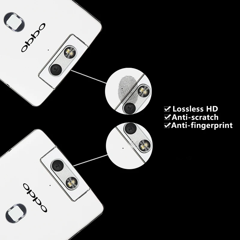 HD Back Camera Lens Screen Protector For OPPO N3 N5207 Protective Flim Tempered Glass High Transparency With Cleaning Cloth | Мобильные