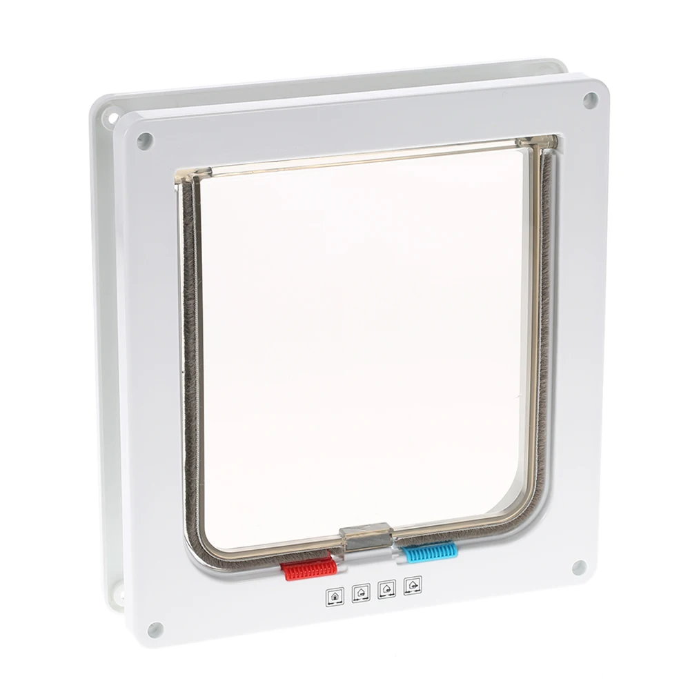 Дверь для домашних животных с 4 ходовой блокировкой умные переключатели дверь