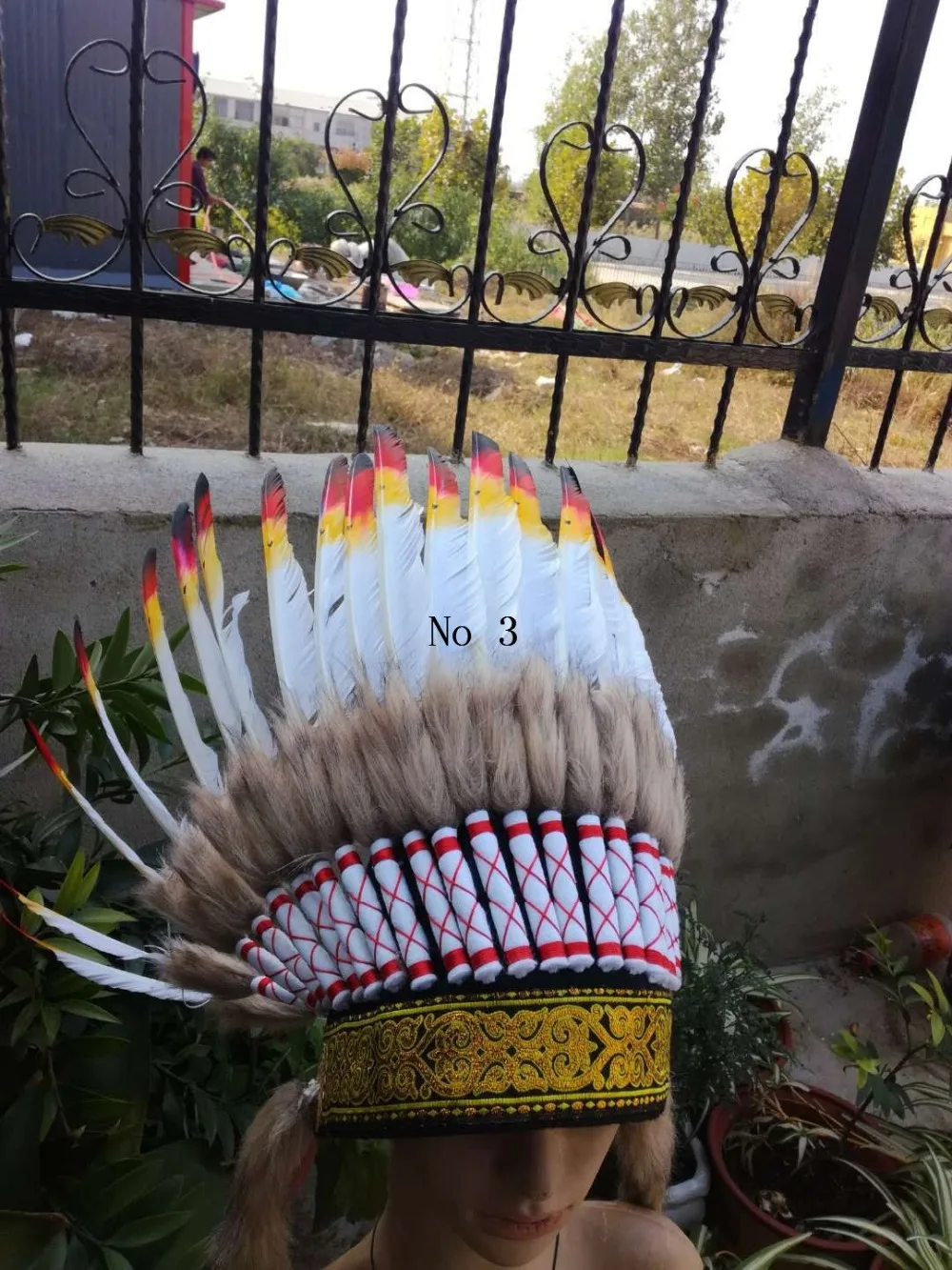 Головной убор с перьями для Хэллоуина головной ручной работы на заказ | Дом и сад