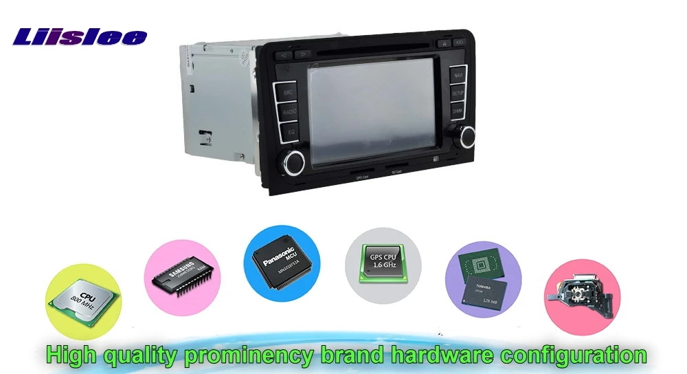 Для Audi A3 8 P 2003~ 2013 штатную ТВ DVD gps радио Carplay Стиль навигации Liislee Advanced navi