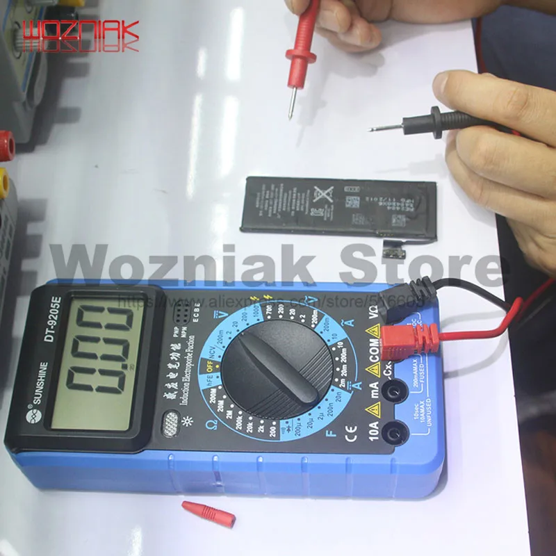 DT 9205E Цифровой мультиметр ЖК дисплей Дисплей Авто Мощность начиная AC/DC Напряжение