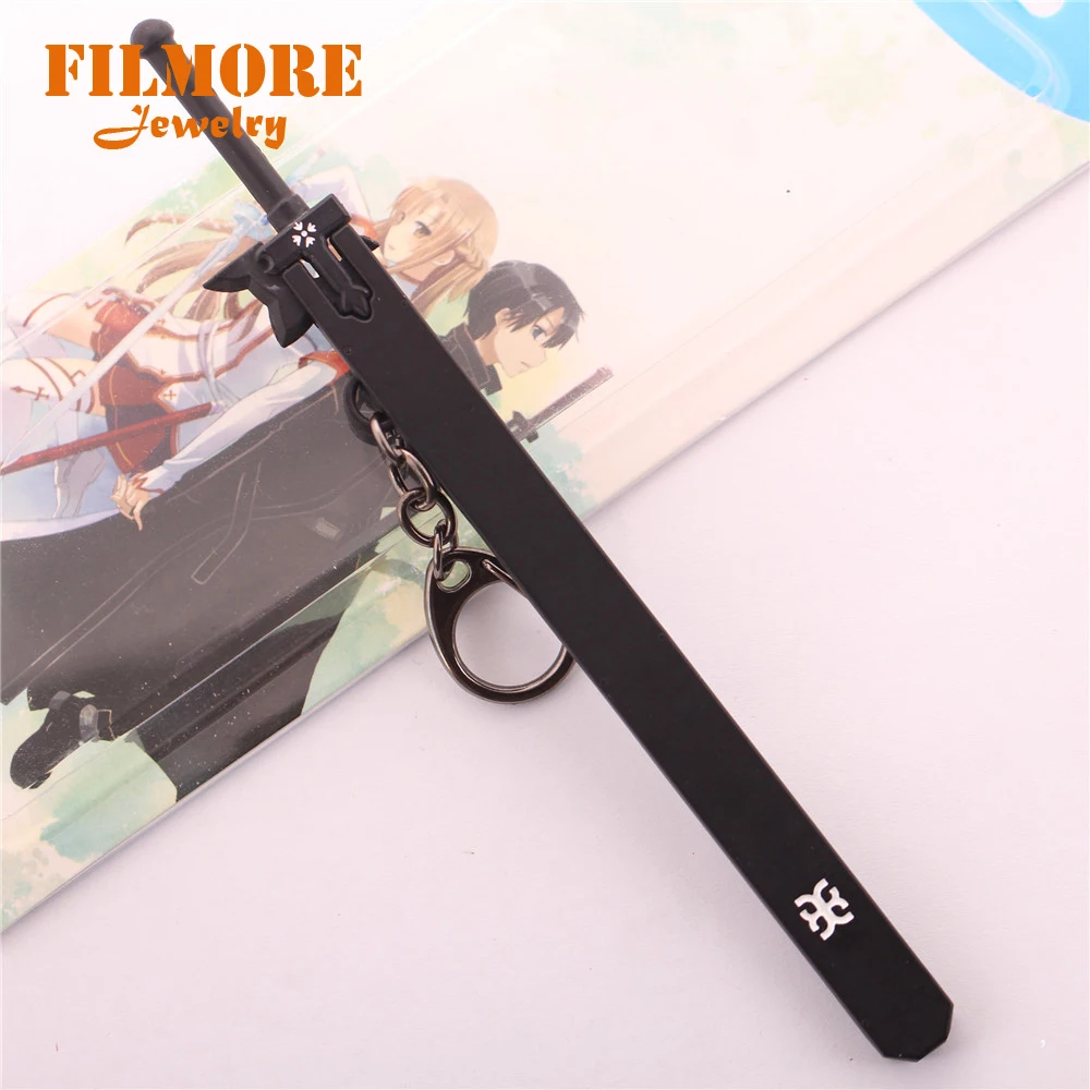 Брелок для ключей Filmore Sword Art Online изображение меча и ножны элуцидатора Сан киригая