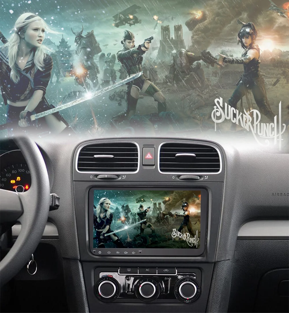 " Android 8.1 GO автомобильный радиоприемник GPS навигатор для Volkswagen Skoda Octavia Golf 5 6 Touareg Passat B6 Jetta polo Tiguan audio WIFI