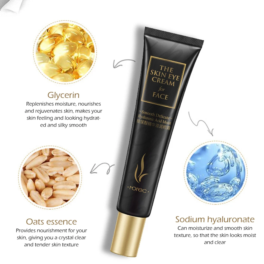 ROREC Гиалуроновая кислота против морщин увлажняющий крем для век укрепляющий