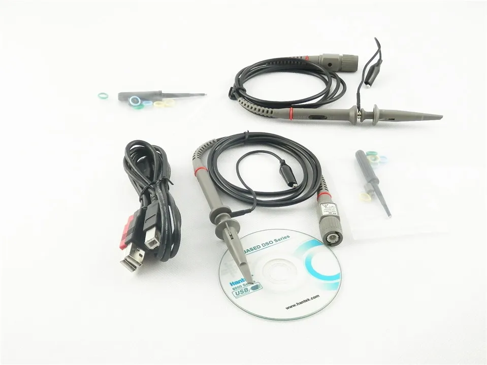 

Hantek 6102BE High quality Metal Shell USB Digital Virtual Oscilloscope 100MHz 250MS/s Hantek6102BE PC based USB Oscilloscope