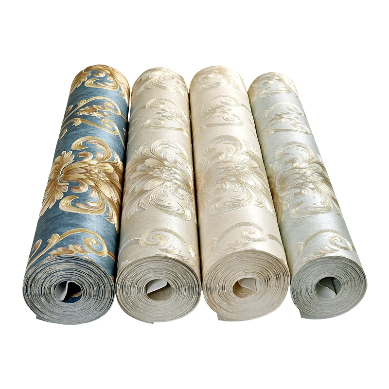 

beibehang European of the wallpaper AB version of the relief pressure high - grade wallpaper living room TV background wallpaper