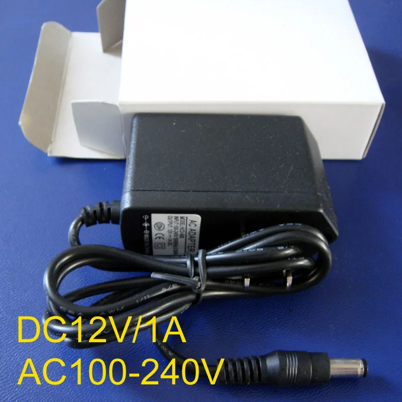 Высококачественный AC100-240V to DC12V 1A 12W преобразователь адаптер импульсный источник