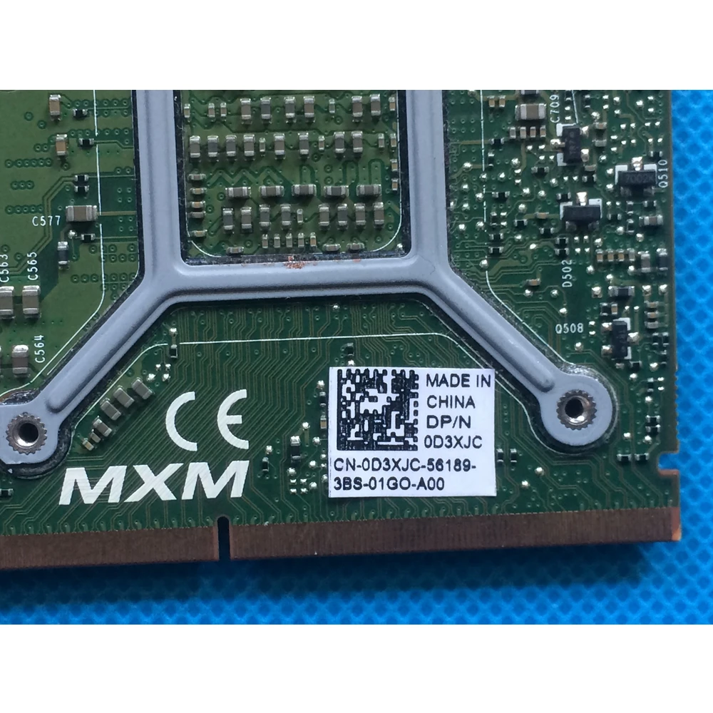 D3XJC 0D3XJC CN-0D3XJC Подлинная новая GTX 770M GTX770M, 3 Гб оперативной памяти, GDDR5 MXM видеокарта для Alienware 17 R1/18 R1