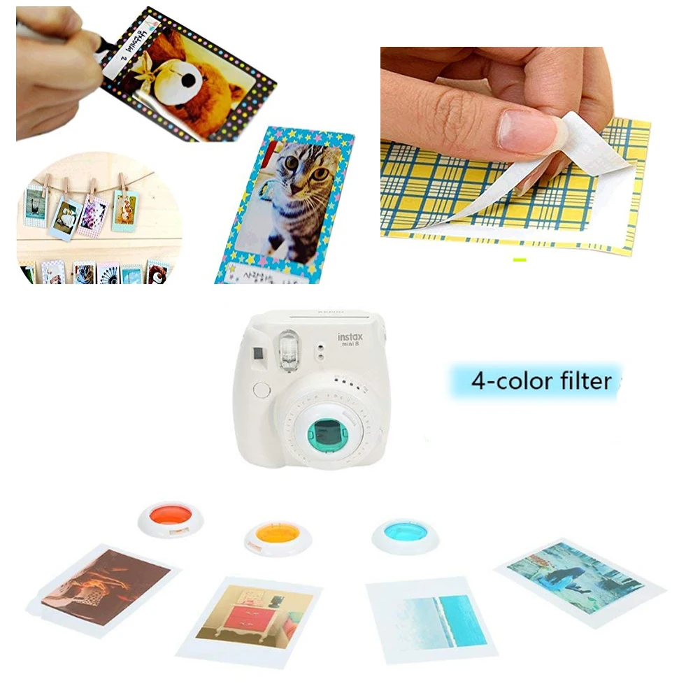 8 в 1 Подарочный набор премиум класса аксессуары для камеры Мгновенной Печати