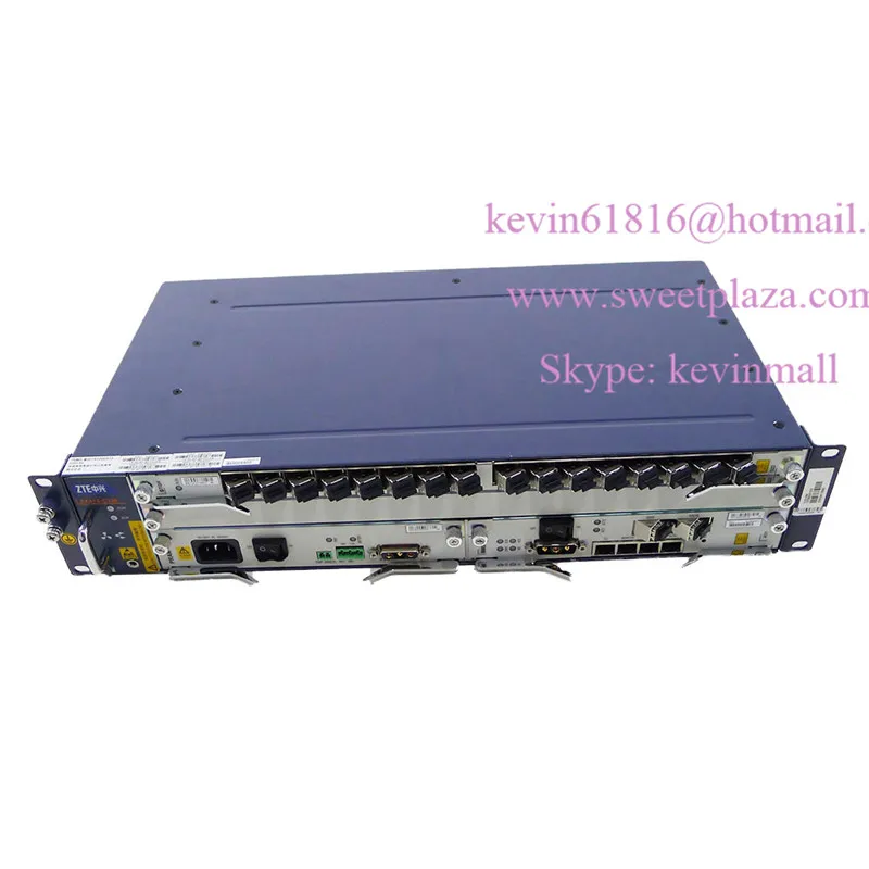 19 дюймов zte OLT C320 OLT с питанием от сети переменного тока+ источник питания постоянного тока входного сигнала 10G SMXA/3 или 1,25G SMXA/1 с 16 портов pon доска GTGH