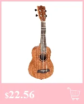 Гавайские гитары укулеле черный 21 дюймов 4 струны Ukelele дешевые Гавайи мини гитара из красного дерева