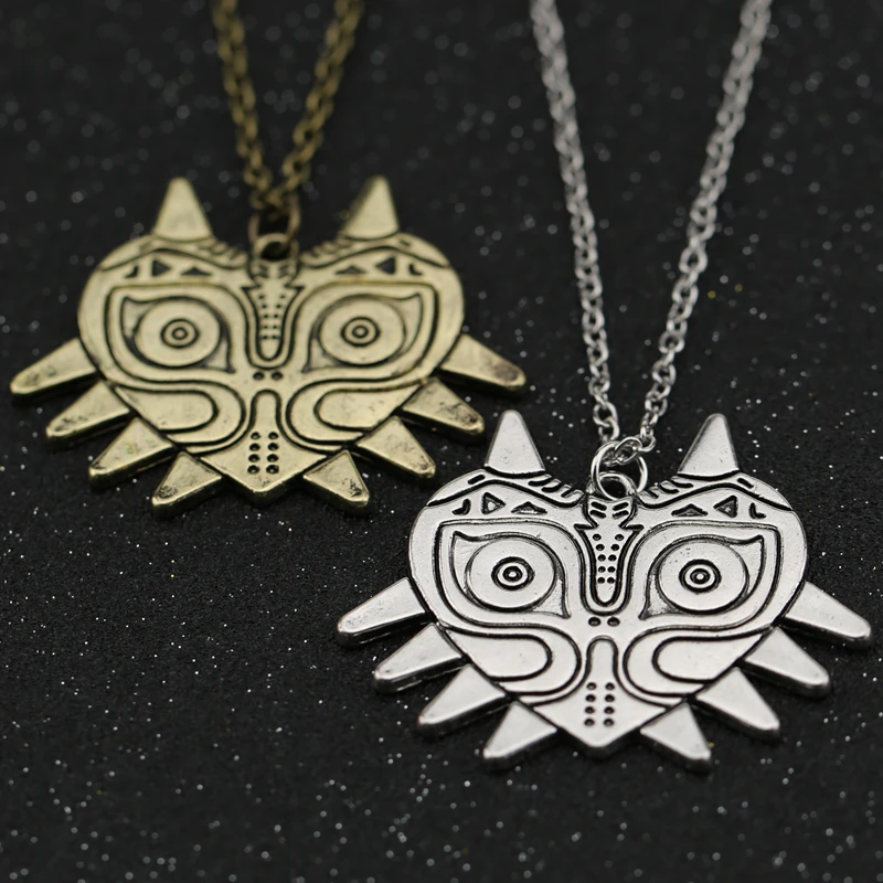 Легенда о Зельде ожерелье маска майора дикой совы кулон в стиле стимпанк панк