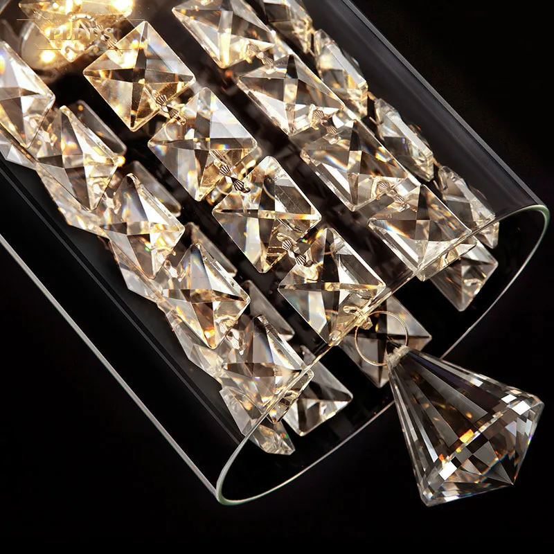 Современная подвесная люстра 15 Вт светодиодный хрустальный подвесной