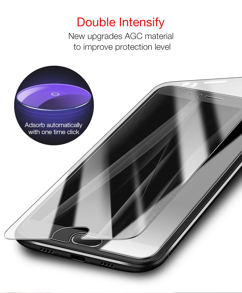 Прозрачная защитная пленка CAFELE HD для xiaomi MI6 2.5D с закругленными краями, не полное покрытие, защитная пленка из закаленного стекла для xiaomi MI6