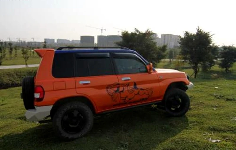Высокое качество ABS Материал автомобильный спойлер для Mitsubishi Pajero IO 1996-2004 праймер цвет задний багажник украшение в виде хвостового крыла