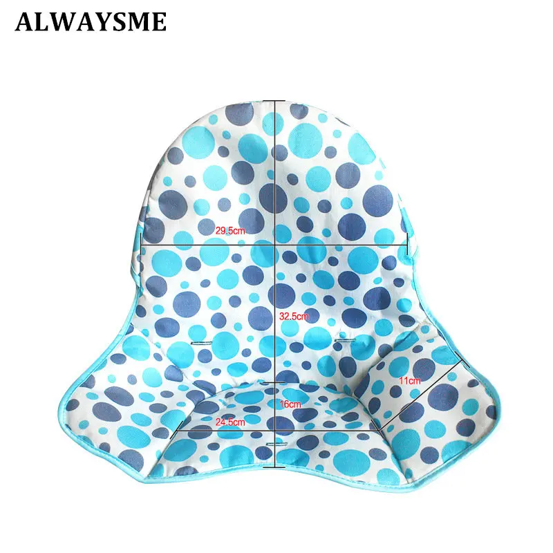 ALWAYSME Подушка-стульчик детское обеденное кресло сиденье детское сиденье-бустер мягкая подушка детское кресло надувной вкладыш дизайн коврик синяя полоса
