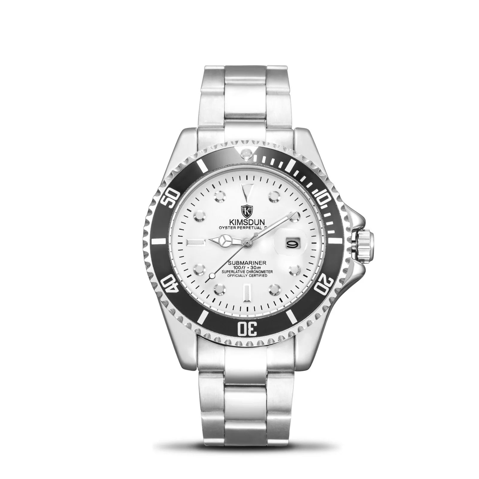 Классические золотые мужские часы 2019 роскошные из нержавеющей стали деловые