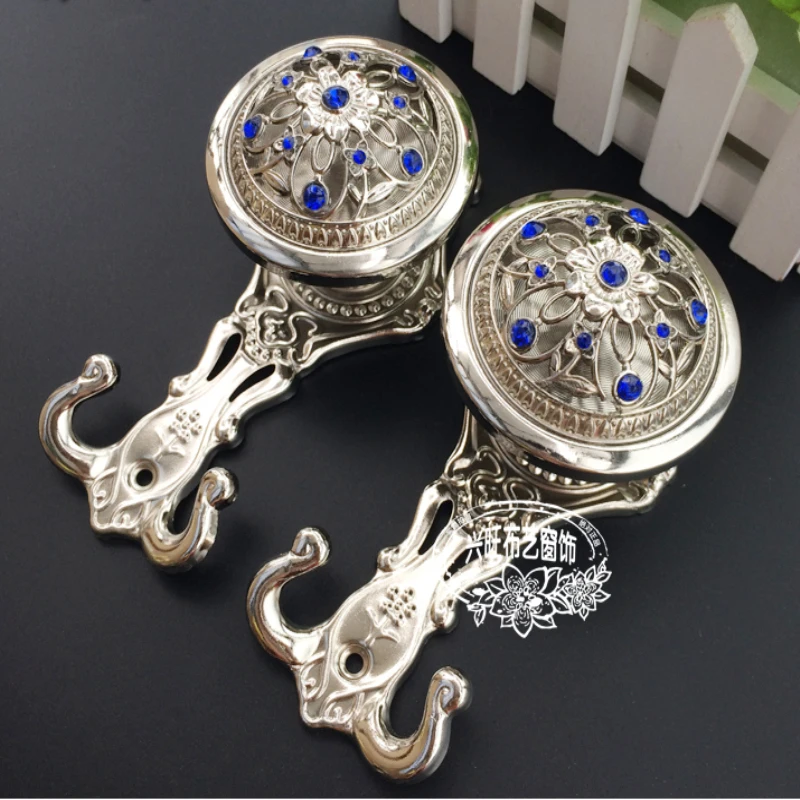 1 пара сплав шторы на крючках настенные часы высокого качества в европейском