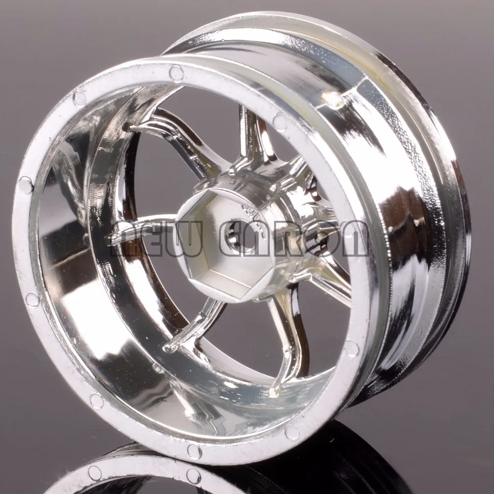 Новый ENRON RC 1:10 On Road Drift Серебряный пластиковый обод колеса 2035 для HPI Redcat Игрушечная