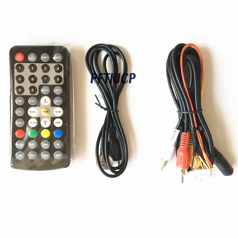 Цифровой автомобильный тв-тюнер DVB-T2 Box 120 км/ч dvbt2 тюнеры 2 антенный приемник Внешний USB черный цифровой DVB-T2 Автомобильный dvd для DVB-T2