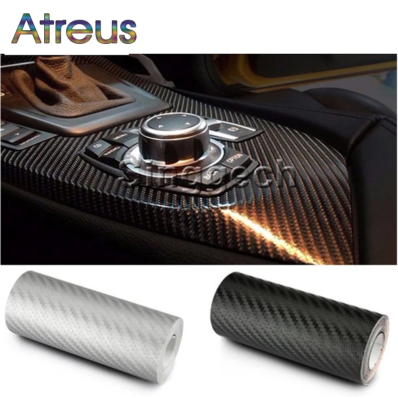 Atreus 30X127cm 3D виниловая Автомобильная наклейка из углеродного волокна для Chevrolet Cruze