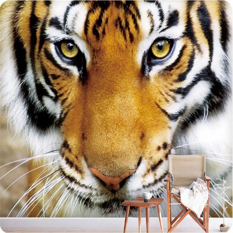 Custom photo wallpaper Tiger animal wall paper bedroom background large mural art murals living room home decor painting | Обустройство