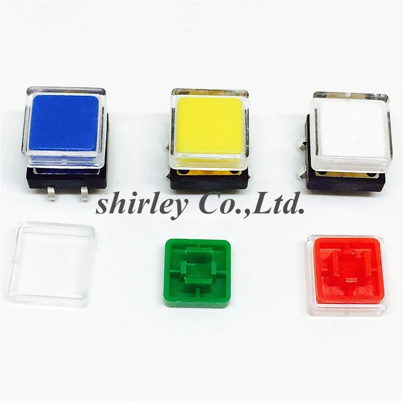 7Types=66PCS Tactile Push Button Switch Momentary 12*12*7.3MM Micro switch button30PCS Tact Cap(6 colors) for Arduino 12X12X7.3 |