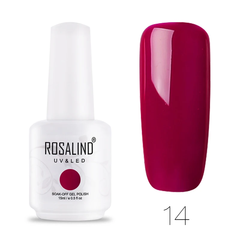 RH14 ROSALIND Гель-лак для ногтей Набор для маникюрный лак Vernis полуперманентный УФ все для ногтей искусство основа грунтовка Гель-лак верхнее покрытие - Цвет: RH14
