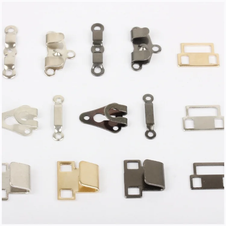 100pcs Good qulaity Brass Metal Hook hanger buckle fittings Garment hook And Eye suit pants trousers skirt Sew On | Дом и сад