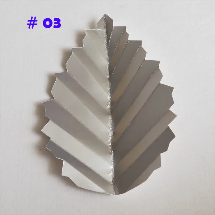 No 3 DIY искусственный бумажный цветок оставьте гигантские бумажные листья розы для свадебной вечеринки декор детский душ свадебный душ Декорации - Цвет: No 3