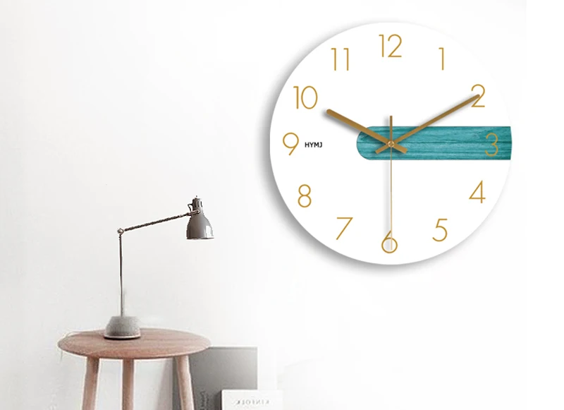 Fresh Plants Wall Clock Modern Design Retro Home Decor Decorations Living Room Wall Clock Digita Wall Watches Home Decor 50Q148
