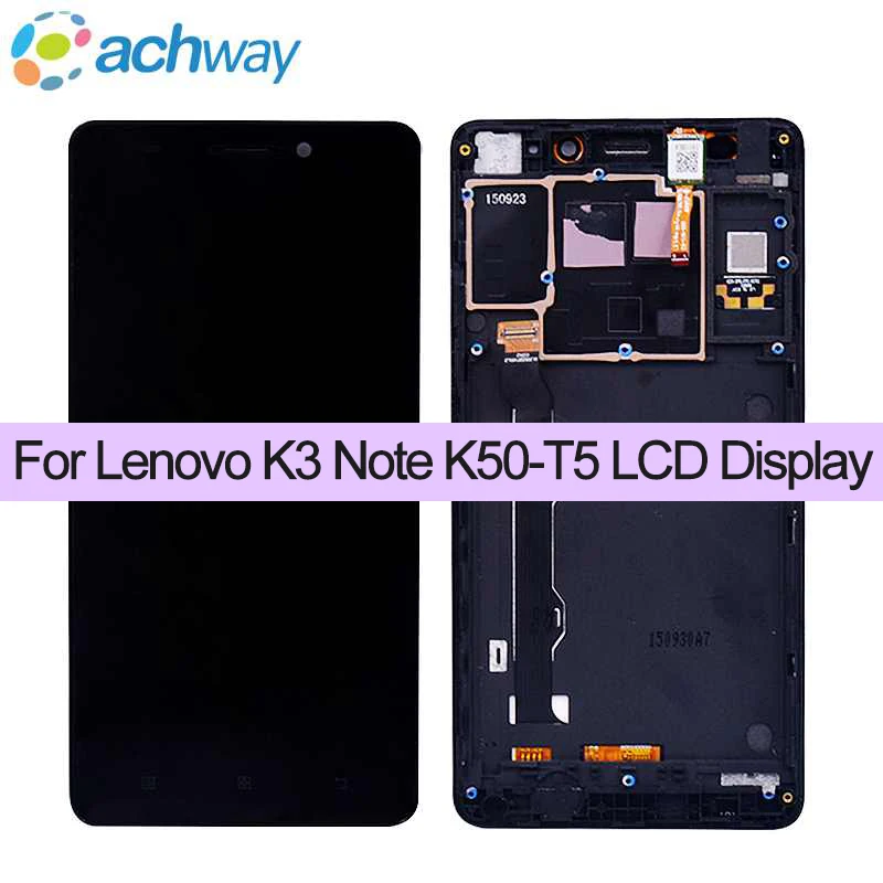 ЖК-дисплей K50 Lenovo K3 Note ЖК-экран 100% протестирован + сенсорный экран в сборе 5 дюйма