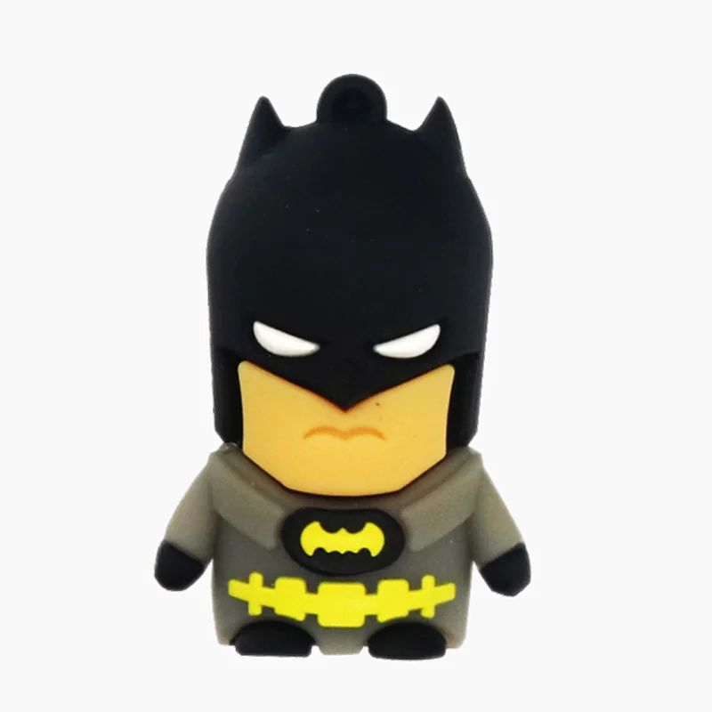 Мультяшный USB флеш-накопитель, Супер герои, флеш-накопитель, 32 ГБ, 64 ГБ, Бэтмен/Супермен, USB флеш-накопитель, 16 ГБ, 8 ГБ, 4 Гб, карта памяти, флешка, u-диск