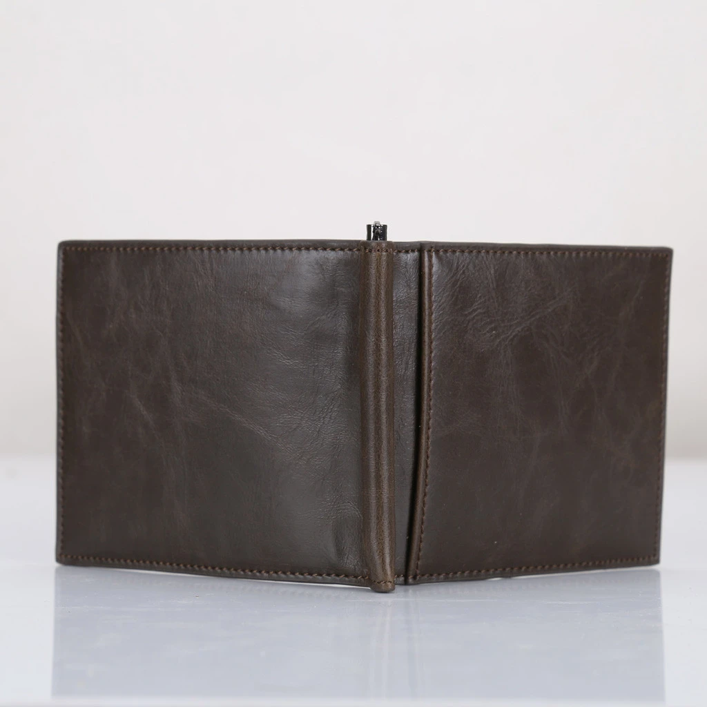 CO Aelicy billfold мужской многополярный бизнес кожаный бумажник ID Кредитные карты визитные карточки Роскошный кошелек волшебная сумка для денег - Цвет: CO