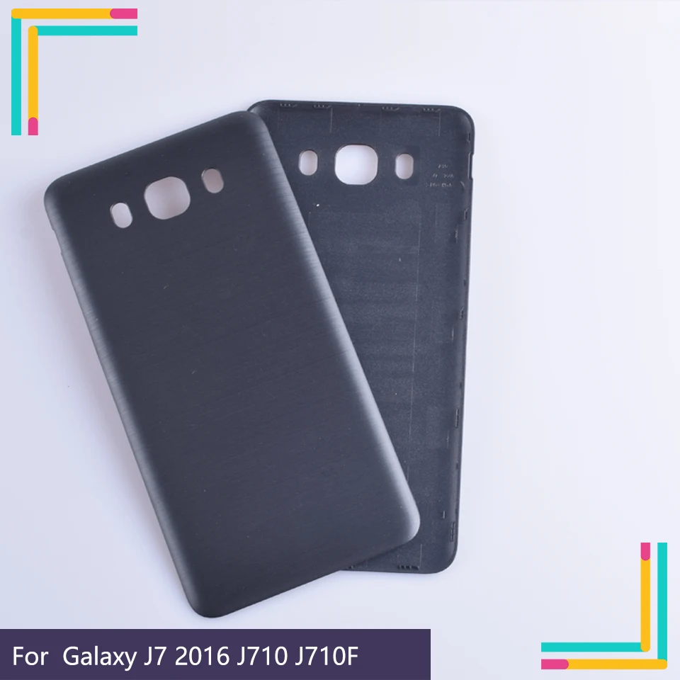 10 шт./лот чехол для аккумулятора Samsung Galaxy J7 2016 J710 задняя крышка J710FN J710M J710H|Корпусы и