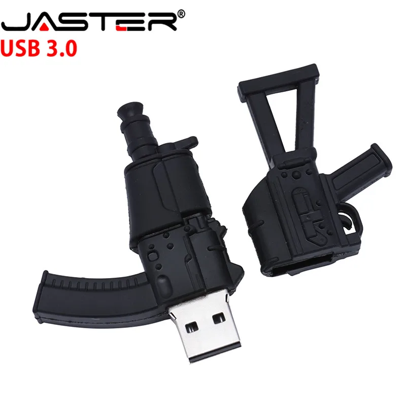 JASTER 3,0 пистолет usb флэш-накопитель Флешка 4G 8G 16G 32G 64GB пистолет ak47 флэш-накопитель usb 3,0 мультфильм пистолет флешки