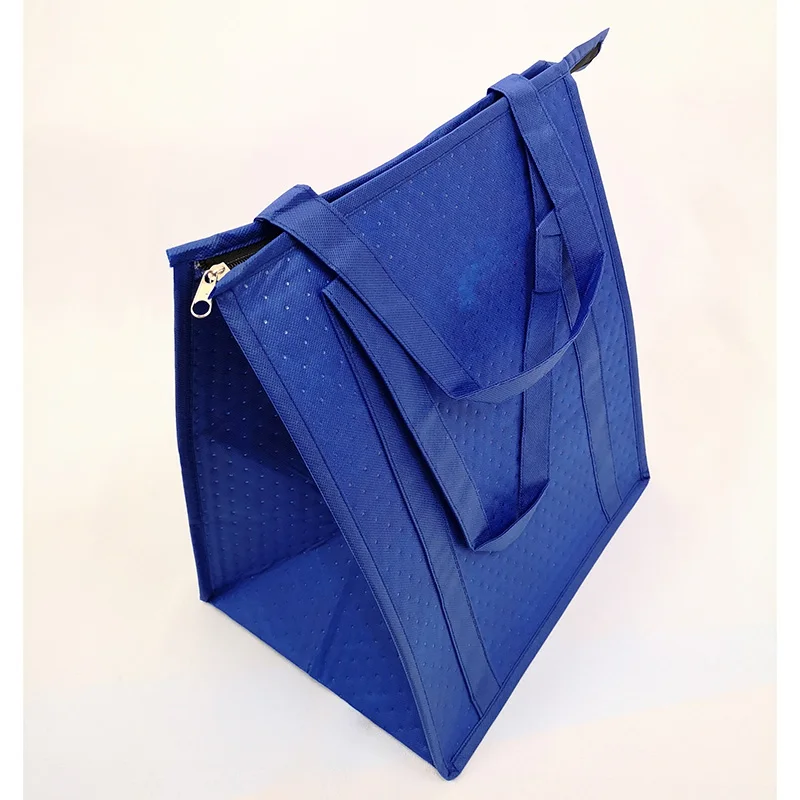 Экологичная сумка холодильник из нетканого материала охлаждающая для еды вина