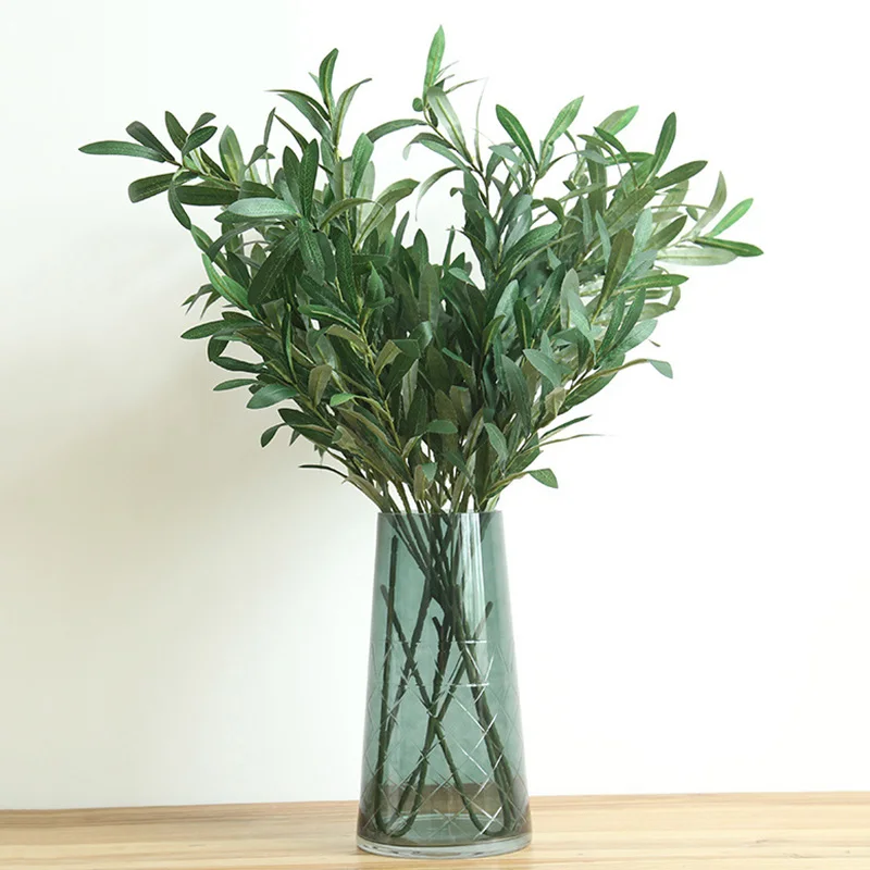 1 шт. искусственные цветы в виде листьев оливы для дома отеля свадьбы вечеринки