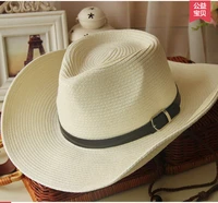 men women sunscreen western cowboy trendy wide brim fedora jazz hat for sunbonnet summer sun beach aw7588