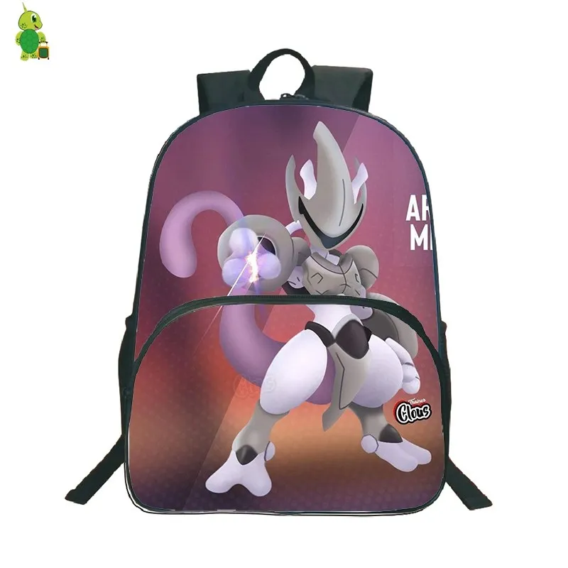 Pokemon GO Mewtwo рюкзаки Mochila школьные сумки для подростков женщин и мужчин водонепроницаемый рюкзак для ноутбука большие дорожные сумки на плечо