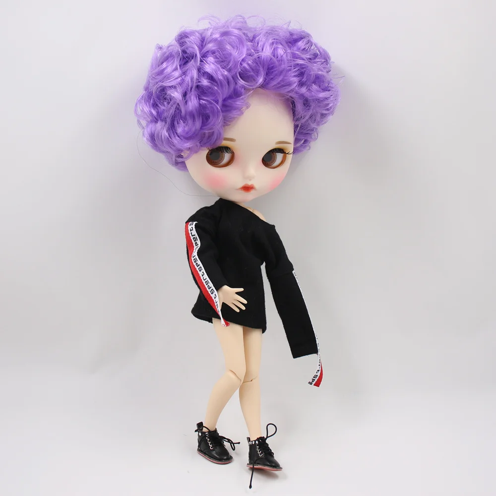 Ледяной DBS Blyth кукольные белая кожа шарнирное тело новая матовая лицевая сторона