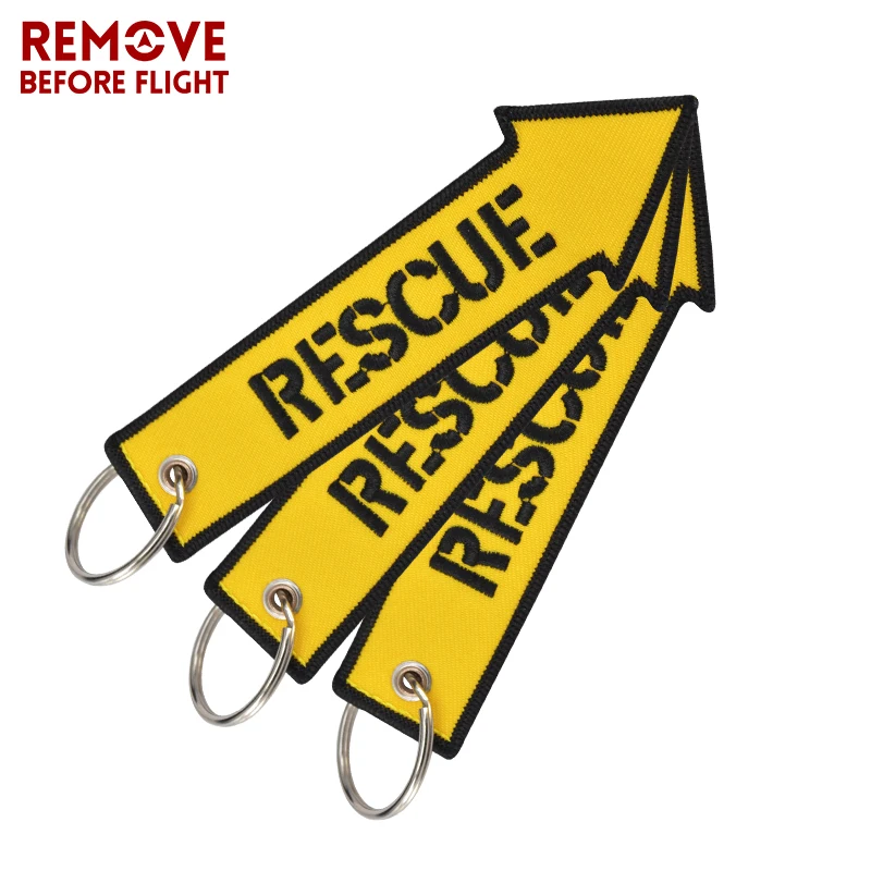 3PCS/Lot Remove Before Flight Key Chain for Cars Luggage Tag Keychain Motorcycles Rescue Embroidery Fob OEM Keyring | Автомобили и