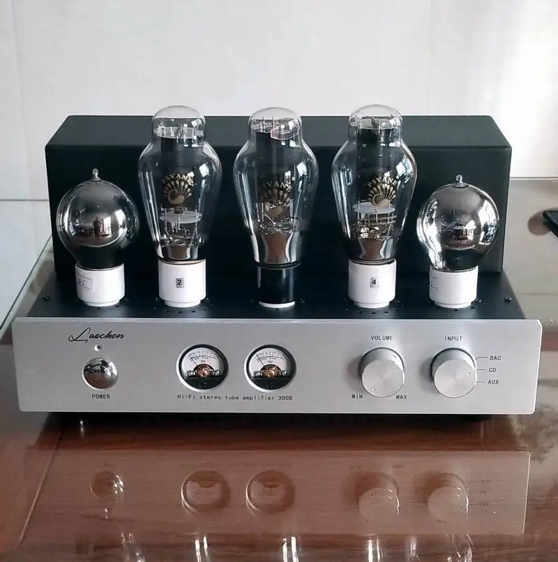 Laochen OldChen 300B Ламповый усилитель HIFI одноконцевый класс А с Bluetooth ручной работы леса Laochen Amp