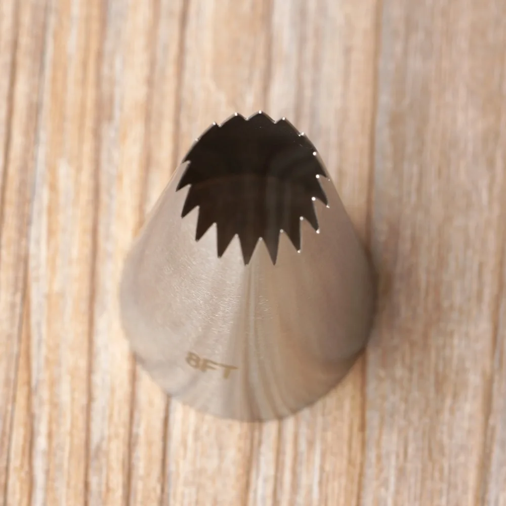 # 8FT большой размер открытые звезды украшения тортов зеркальные насадки для