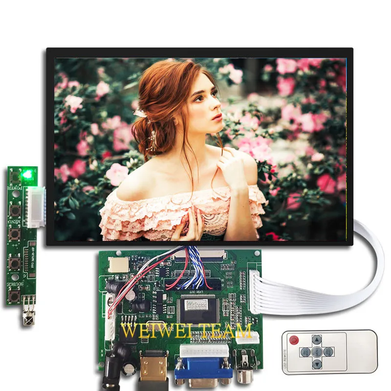 Whole Kit 7 дюймов N070ICG LD1 1280x800 ips ЖК-панель HDMI ЖК-плата контроллера с пультом дистанционного управления для raspberry pi 3 3b+ DIY проект - Цвет: Whole Kit