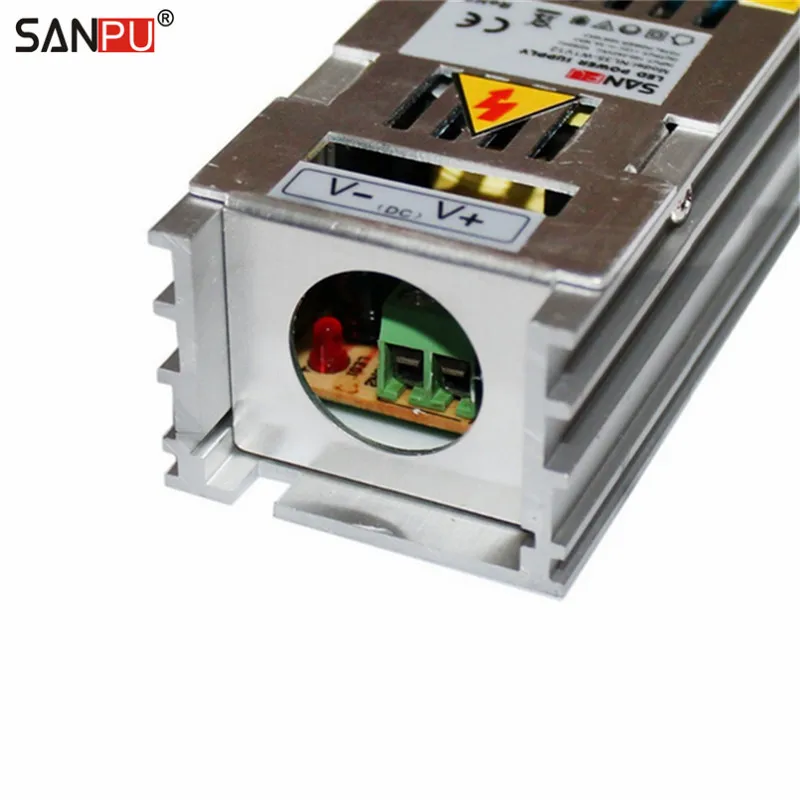 Sanpu smps 35 Вт 12 В светодиодный драйвер 220 в 230 В ac-dc трансформатор освещения 3a импульсный Электропитание Алюминий без вентилятора