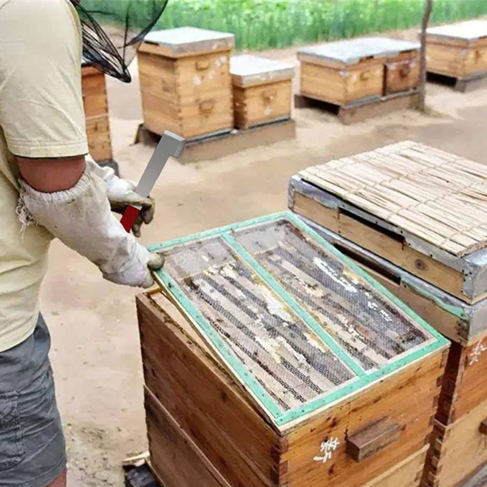 Нержавеющая сталь улей инструмент соскабливание рамка в виде пчелиного улья